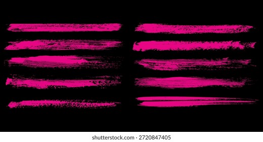 Negro Pincel de color rosa Patrón de coche Etiqueta engomada Anuncio Deportivo Línea abstracta Rosa Combinación de color negro Patrón de pincel grunge Diseño de carreras de automovilismo moderno