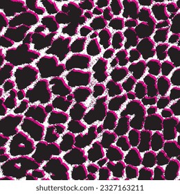 black and pink Cow skin pattern , animal skin pattern design, Cow texture pattern, Spot background. Animal skin template. Vector design illustration, textile print design, fabric print design