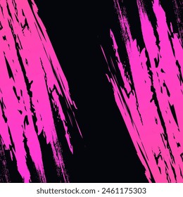 Black and Pink Gradient Brush Texture Background. Vibrant Sport Background with Grunge Style