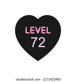 nivel de amor rosa negro 72
