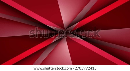 Black pink red modern abstract background. Geometric shape. Viva magenta. Color 2023. Triangles, lines, stripes. Futuristic. Gradient. Clock, business, time concept. Bright. Minimal. Web banner.
