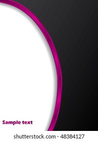 Black with pink stripe
