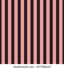 Black and pink Striped Background. Seamless background. Vertical stripe pattern vector. Black and pink background.
