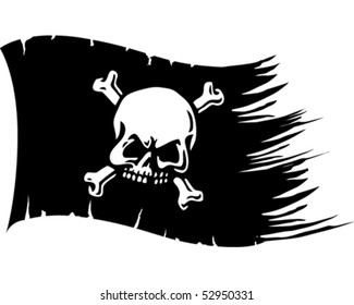 Black Pirate Flag