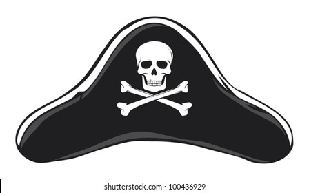 Black Pirate Hat 