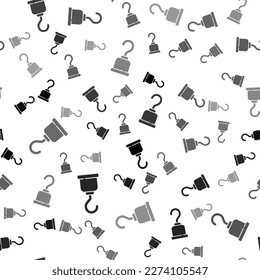 Schwarzes Piratensymbol einzeln auf weißem Hintergrund.  Vektorgrafik