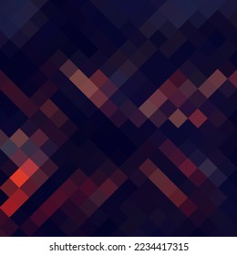 Black pixel background. Design element. Geometric image.