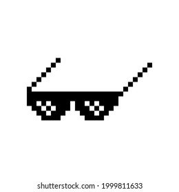 8 bit glasses transparent