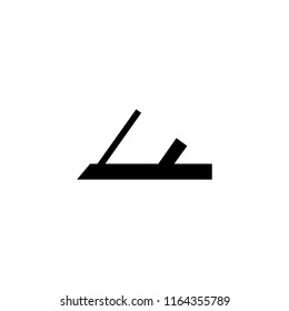 black plane icon