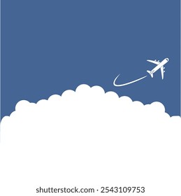 black plane illustration, Airplane Silhouette, vector, vehicle, transportation, Civil Aviation Day