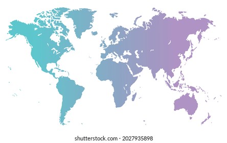 black plane map of the world on white background