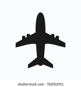 Black Plane Vector Design Stock Vector (Royalty Free) 762052951 ...