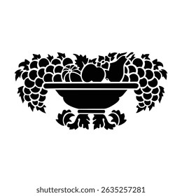 Black Plant and Leaf Icon Vector Set – Silhouette Botanical Elements with Floral, Leaves, and Nature Shapes – Simple Natural Clip Art for Decoration, Graphic Design, and Illustrations