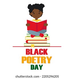 Black Poetry Day Celebration Banner.