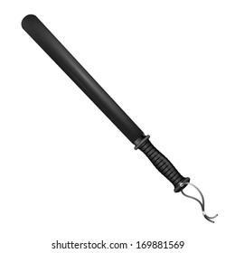 Black Police Baton