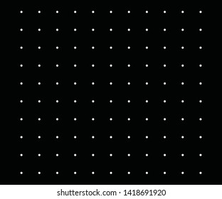 Black polka dot background template design. 