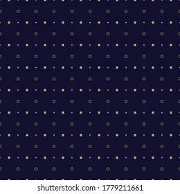 black polka dot on blue background abstract gold luxury color vector.