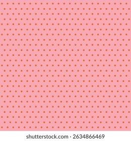 black polka dot on pink background. seamless white polka dot pattern on pink background eps10