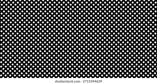 Schwarzes Polka Punkt nahtloses Muster. Polka Punkt Textur Hintergrund. Schwarzes gepunktetes Muster. Weiße nahtlose Muster mit schwarzen Polka dots.eps10