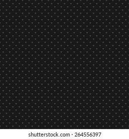 Black Polka Dot Seamless Vector Background