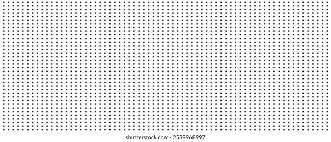 Black polka dots seamless pattern on white background