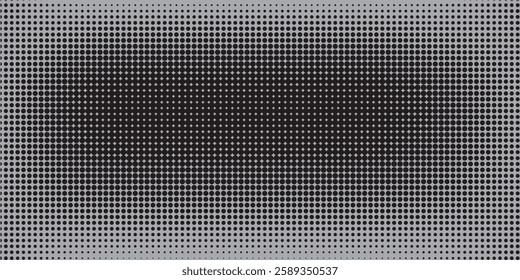 Black polka dots, seamless pattern on white background