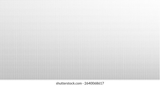 Black polka dots seamless pattern on white background. Halftone minimalist abstract  modern arts
