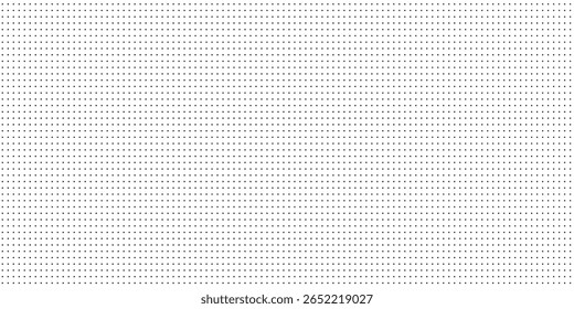 A polca preta pontilha o padrão sem emenda no fundo branco. Meio-tom minimalista abstrato moderno