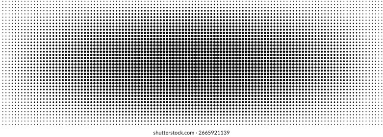 Black polka dots seamless pattern on white background. Halftone minimalist abstract wall in diagonal lines. eps10