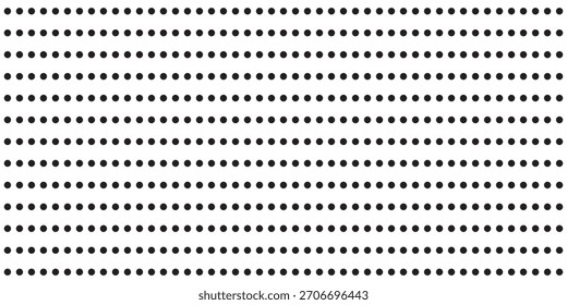 Patrón sin fisuras de lunares negros sobre fondo blanco. Pared abstracta minimalista de medio tono en líneas diagonales buen arte simple	