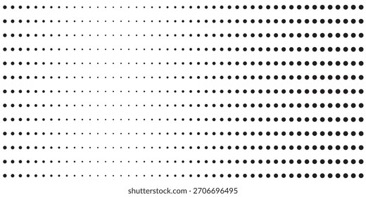 Patrón sin fisuras de lunares negros sobre fondo blanco. Pared abstracta minimalista de medio tono en líneas diagonales buen arte simple	