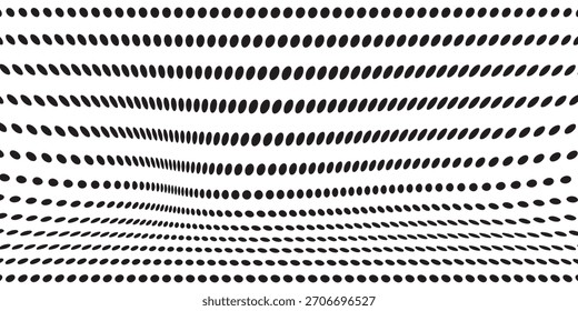 Patrón sin fisuras de lunares negros sobre fondo blanco. Pared abstracta minimalista de medio tono en líneas diagonales buen arte simple	