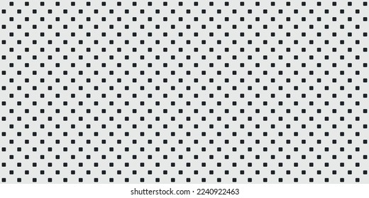 Schwarze Polka quadriert nahtloses Muster. Vektornahtloser Hintergrund für Druck, Oberflächenbearbeitung und Dekoration.