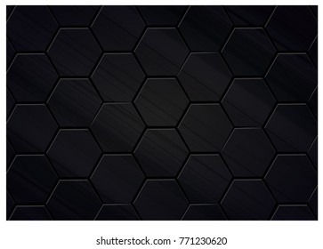 ilustración de fondo de polígono negro