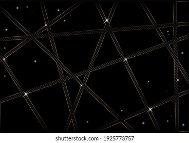 Black polygon with the little light background, modern design, business and technology, wallpaper, presentation