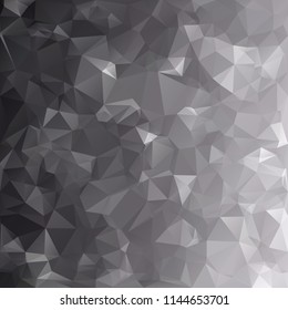 Black Polygonal Mosaic Background, Creative Design Templates