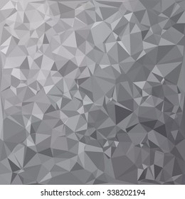 Black Polygonal Mosaic Background, Creative Design Templates