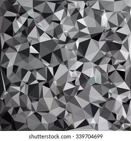 Black Polygonal Mosaic Background, Creative Design Templates