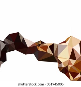 Black Polygonal Mosaic Background, Creative Design Templates