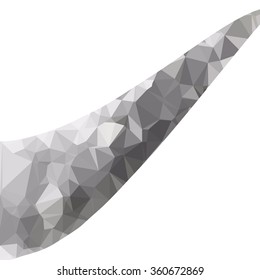 Black Polygonal Mosaic Background, Creative Design Templates