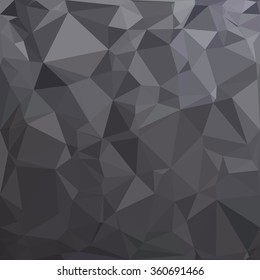Black Polygonal Mosaic Background, Creative Design Templates