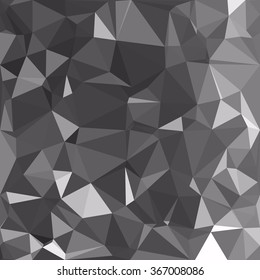 Black Polygonal Mosaic Background, Creative Design Templates