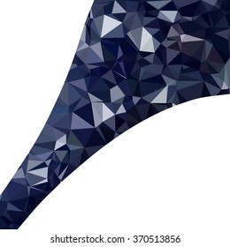 Black Polygonal Mosaic Background, Creative Design Templates