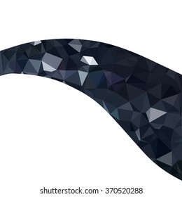 Black Polygonal Mosaic Background, Creative Design Templates
