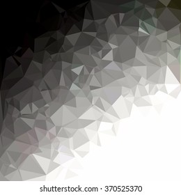 Black Polygonal Mosaic Background, Creative Design Templates