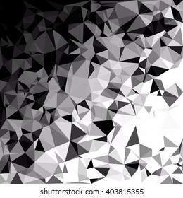 Black Polygonal Mosaic Background, Creative Design Templates