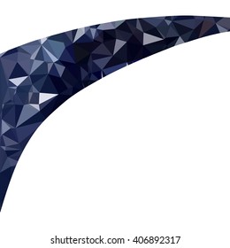 Black Polygonal Mosaic Background, Creative Design Templates