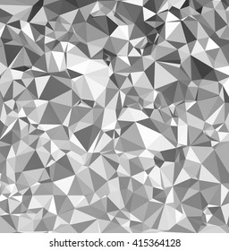 Black Polygonal Mosaic Background, Creative Design Templates