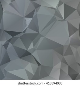 Black Polygonal Mosaic Background, Creative Design Templates