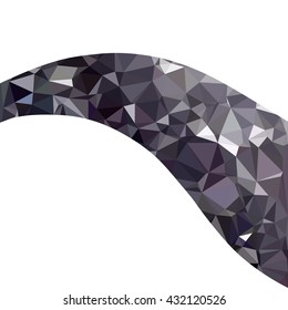 Black Polygonal Mosaic Background, Creative Design Templates